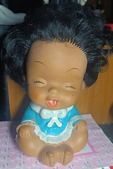 Stara hracka,vintage moody cutie doll big size.