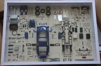 CMC Ferrari 250 GTO modrá A-023 - 1:18 - Výstavná doska