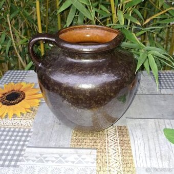 Stará keramická dóza kamenáč antik v.25 cm
Aukce