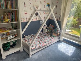 Dětská domečková postel BENLEMI