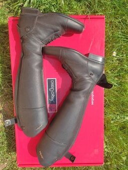 Vysoké jezdecké boty Sergio Grasso round toe
