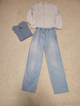 Kalhoty, mikina velikost 10