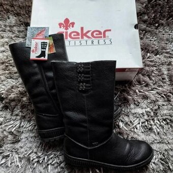 Zimní kozačky Rieker TEX Vario voděodolné s klima membránou