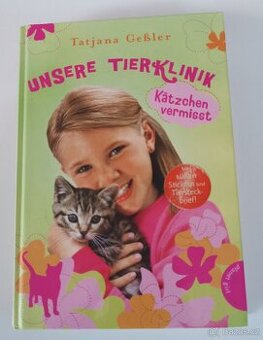 NOVÁ kniha Unsere Tierklinik v němčině vhodná jako dárek