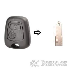 Obal autoklíče Peugeot, Citroen - 2tl., planžeta NE73