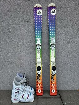 Lyže ROXY, 120 cm + lyžáky TECNO PRO