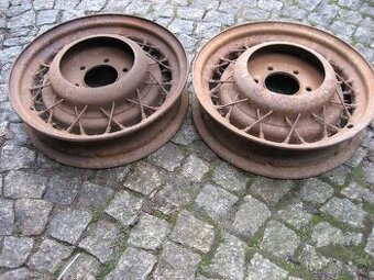 Drátěné Disky Hering 3,62 x 17" Tatra Praga Horch Mercedes