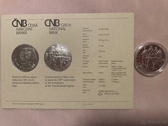 Mince ČNB 100. výročí založení legií