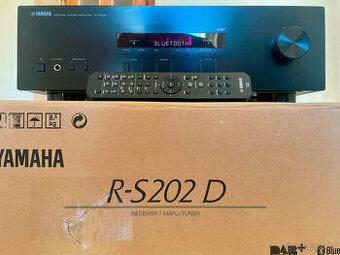 Bluetooth receiver/zesilovač YAMAHA R-S202D ZÁNOVNÍ