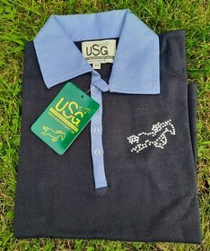 Dětské sportovní tričko zn. USG vel.116 a 128 modré nové - 1