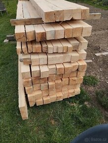 Dřevěné trámy 8 x 8cm.. - 1