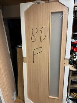 Dveře interiérové 2ks, pravé, 80cm