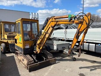 Pásové rypadlo Bereuter CR15, hmotnost 3.5t, nepojízdné - 1