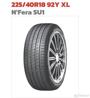 225/40 r18 Nexen N’fera letní