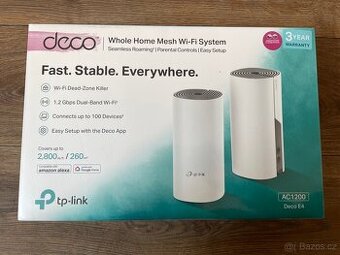 Mesh Wi-Fi systém TP-Link Deco E4 (2 kusy)