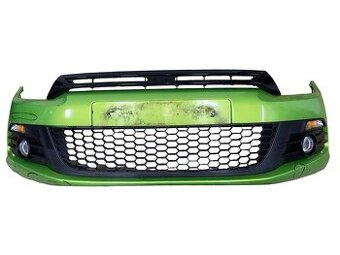 Přední nárazník zelená metalíza LR6T VW Scirocco 3 r.v. 2010