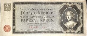 50 Korun 1940 vzácná série A07