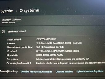 MSI Modern 15 B12M - 1