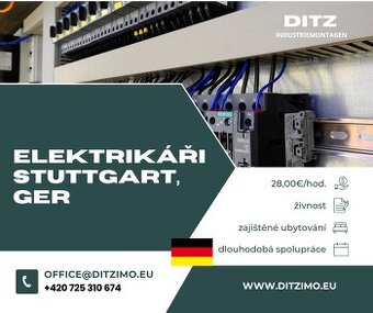 Dlouhodobý projekt pro elektrikáře v Německu