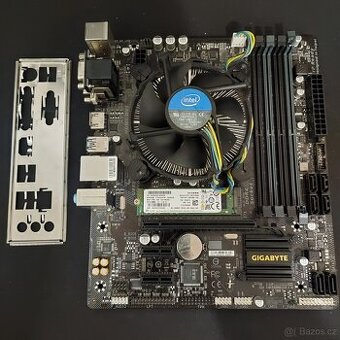 GIGABYTE B250M + i3 7100 + M.2 256GB