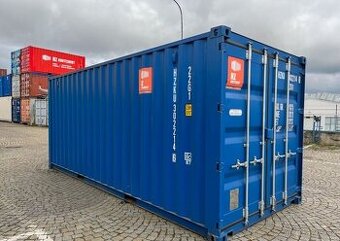Lodní kontejner 20' modrý po jedné cestě - SKLADEM - Praha