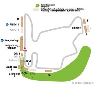 PRODEJ VSTUPENEK – FORMULE 1 MAĎARSKO 🇭🇺🏎️ Hungaroring 20