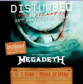 DISTURBED + MEGADETH v Praze