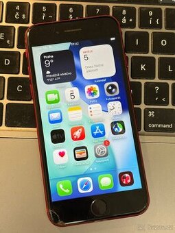 📱 iPhone SE 2020 RED 128 GB ✅ Perfektní stav