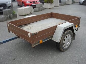 Přívěsný vozík za automobil, nová STK.