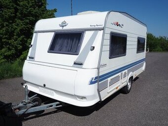 HOBBY EXCLUSIVE 440 obytný karavan, POJEZD, TOP STAV + VÝBAV