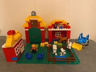 Lego duplo 5649 Velká farma + velká Lego duplo podložka