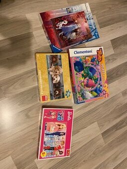 Puzzle Barbie Frozen Elsa Trolls a další
