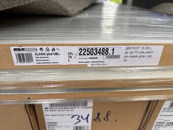 Dveře solodoor Kasik plné  - bílá premium 70 Levé - Nové