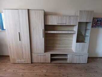 Velká moderní obývací stěna