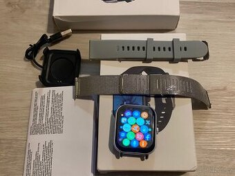 Elegantní chytré hodinky s kovovým řemínkem – Android i iOS