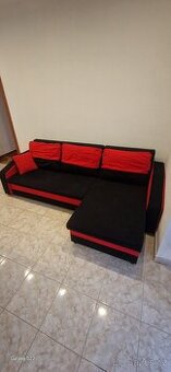 Rozkládací rohová sedačka