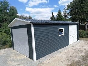 Plechová garáž 4x7 - 1