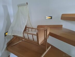 Kolébka pro panenku dřevěná