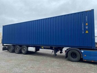 Lodní kontejner 40 stop High Cube – 12 m (modrá)