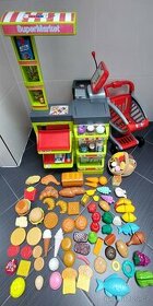 Dětský obchod,  košík, jídlo - 1