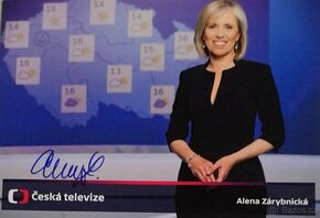 Prodám autogramy /karty reporterů ČT - 1