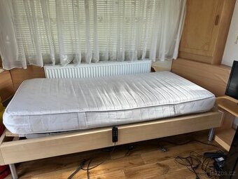 Elektrická polohovací postel + matrace