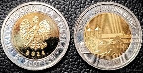 5 Złotych 2024 Polsko Benediktinské opatství v Týnci