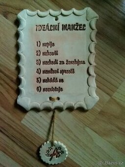 Keramická destička Ideální manžel