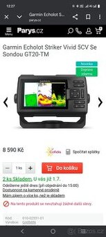 Sonar, echolot, Garmin