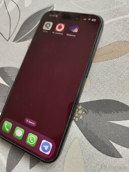 iPhone 15 Pro 128 GB – MODRÝ TITAN, 100% BATERIE, ZÁRUKA