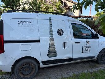 Dacia Dokker 75kW, r.v.2016,jen 55 000 km, tažné, benzín