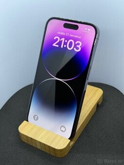 iPhone 14 Pro 256 GB Deep Purple - Baterie 100 %, záruka