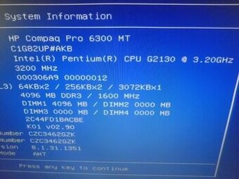 HP Compaq Pro 6300 Microtower