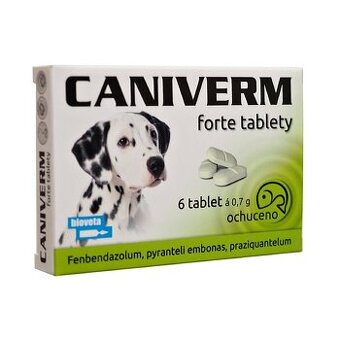 Caniverm forte 6 á 0,7g, nové